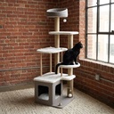 Catry Trinity 66" cat tree — loft setting
