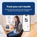 Track your cat's health in the app
