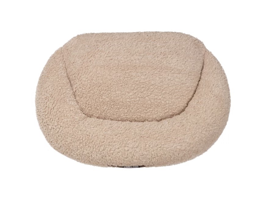 Kirkland Signature Aero Cloud Faux Fur Cuddler Pet Bed 40" x 32" — Tan (5)