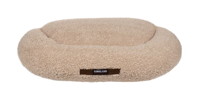 Kirkland Signature Aero Cloud Faux Fur Cuddler Pet Bed 40" x 32" — Tan (10)