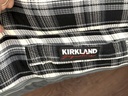 Kirkland Signature L-Shaped Bolster Dog Bed 42" x 36" Black Plaid (4)