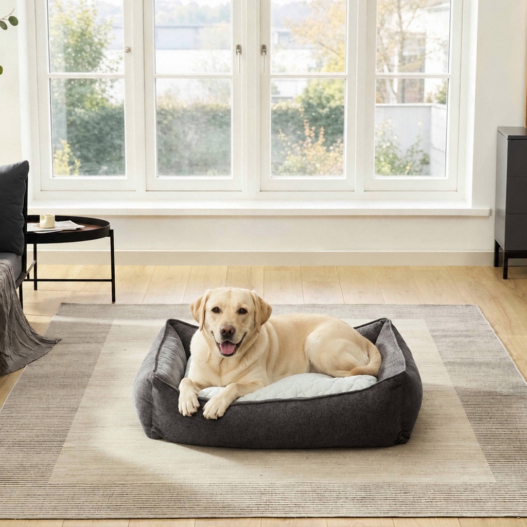 Tempur-Pedic Reversible All-Season Pet Bed 36" x 42" — Gray